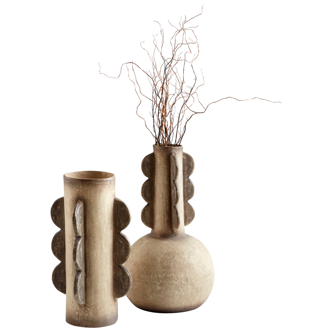 Moccasin Vase | Grey | Modern Grey Vase