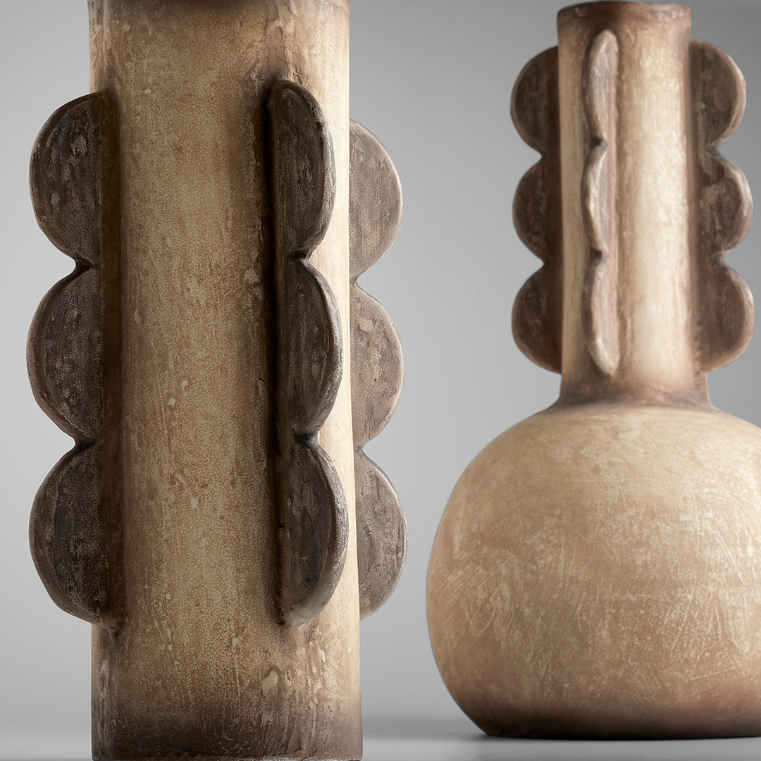 Moccasin Vase | Grey | Modern Grey Vase