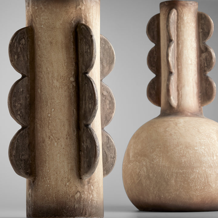 Moccasin Vase | Grey | Modern Grey Vase