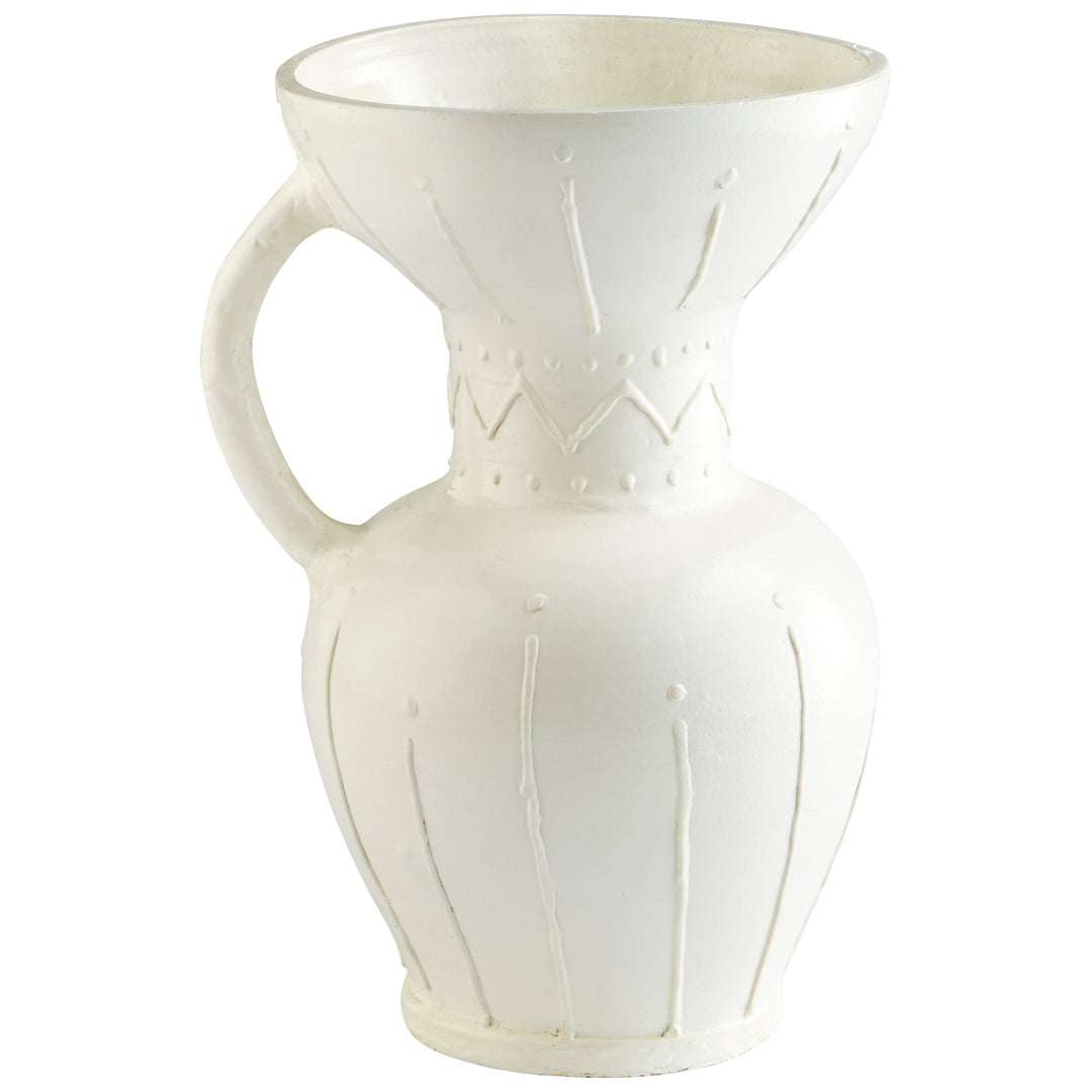 Ravine Vase | White-Large | Large White Vase