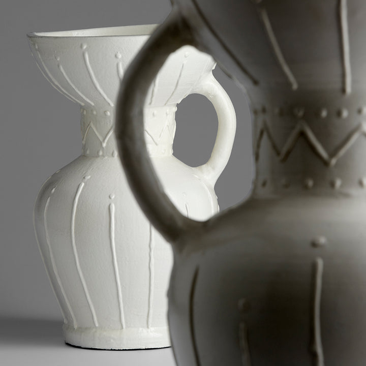 Ravine Vase | White-Large | Large White Vase