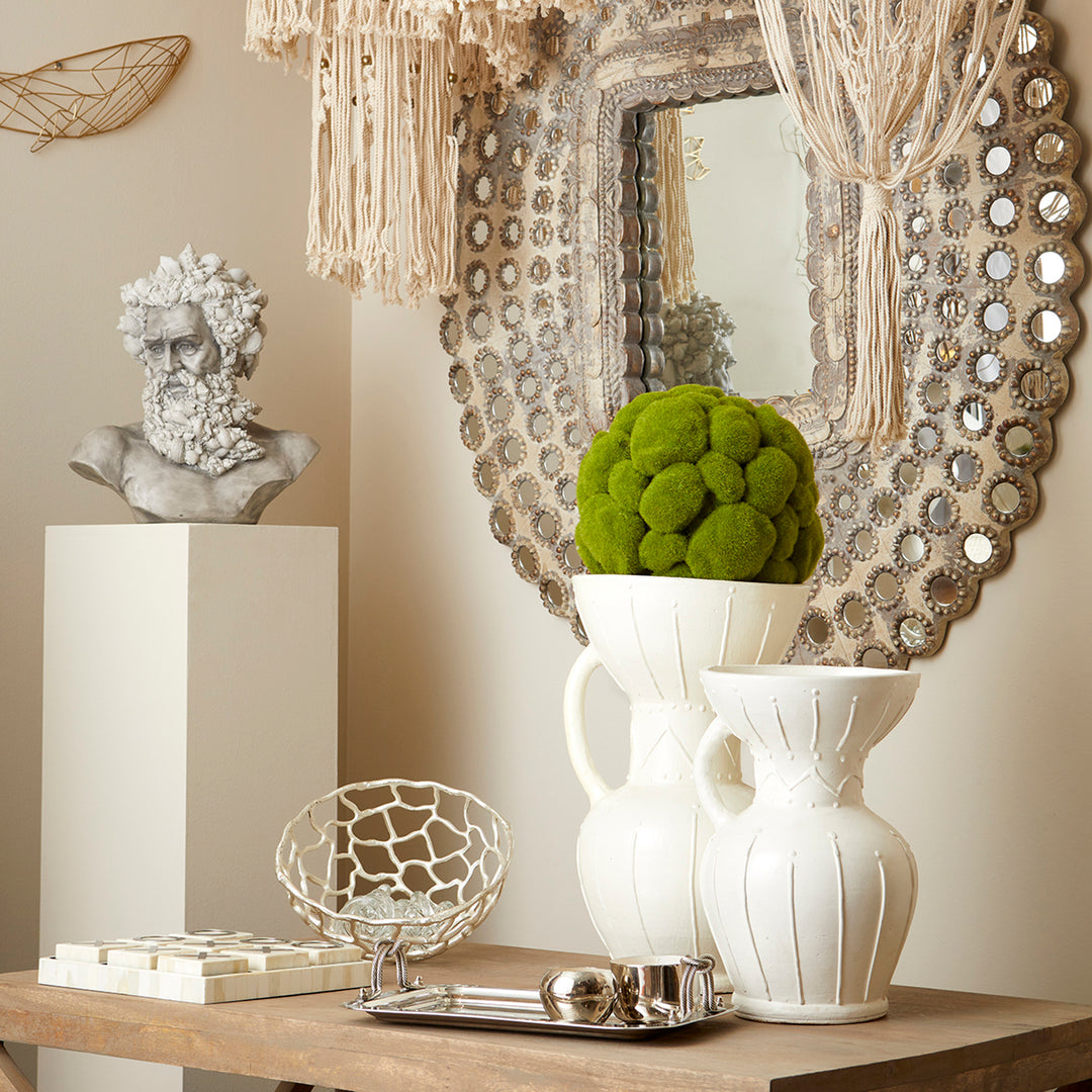 Ravine Vase | White-Large | Large White Vase