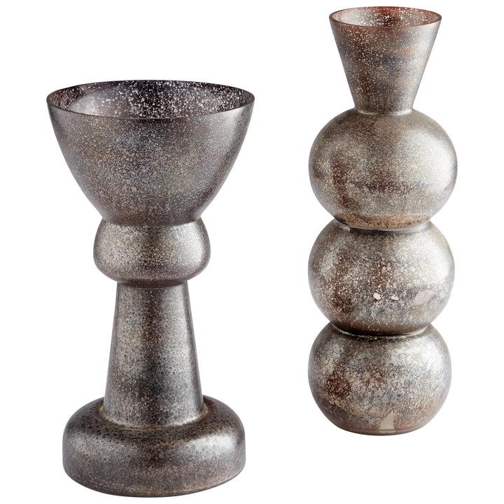 Ravine Vase | Zinc-Small | Small Zinc Vase