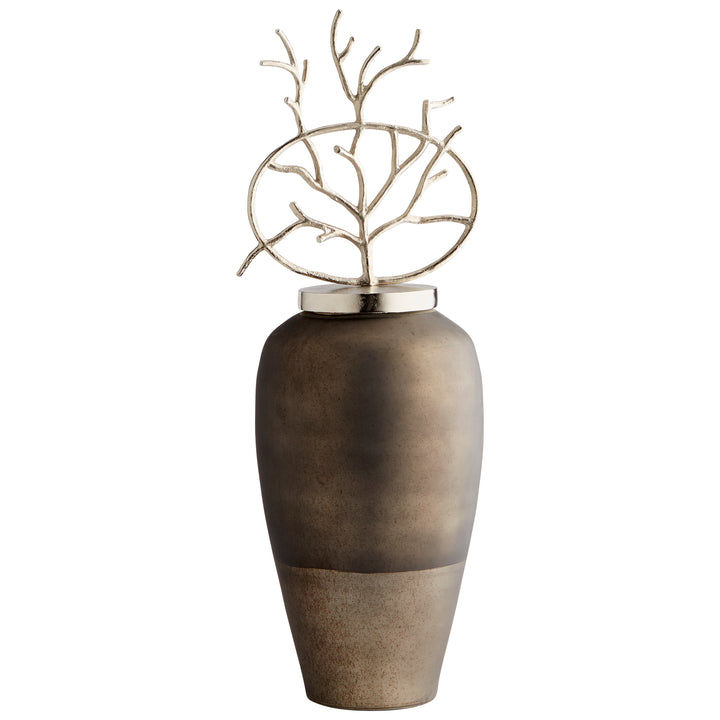Round Viewleaf Sculpture | Abstract Decorative Sculpture