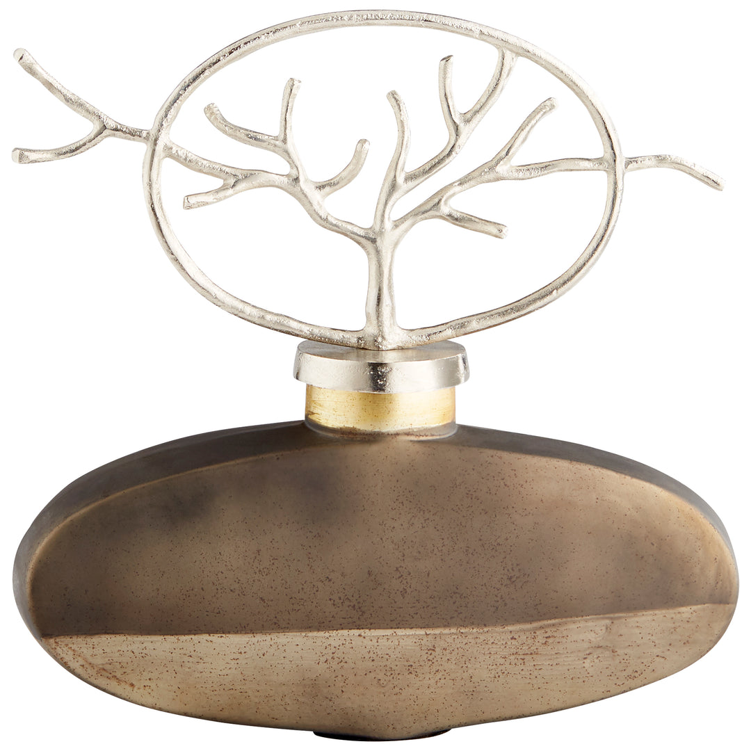 Round Viewleaf Sculpture | Medium Abstract Sculpture