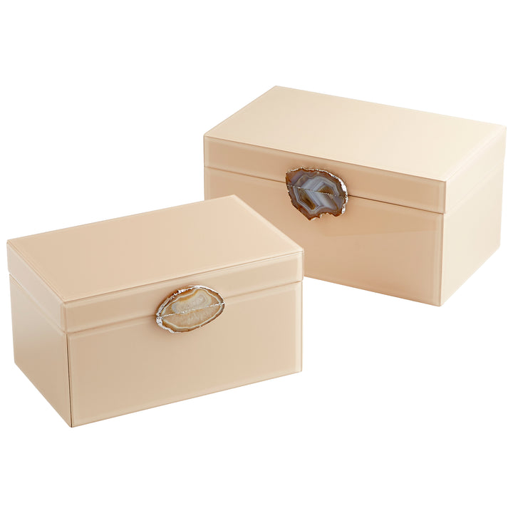Bijou Container | Beige | Small Decorative Container