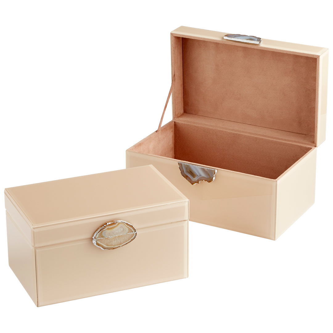 Bijou Container | Beige | Small Decorative Container
