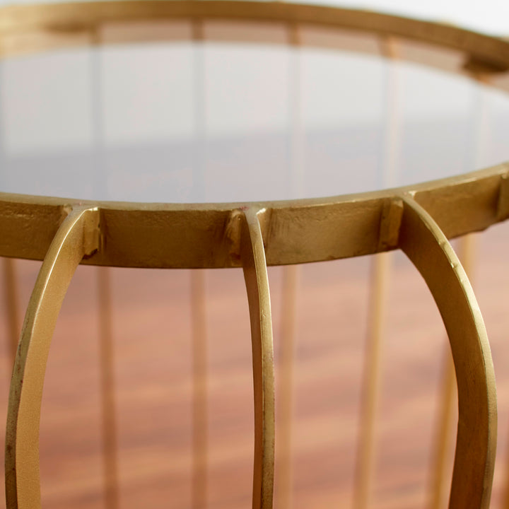 Gildrum Table | Gold | Decorative Gold Table