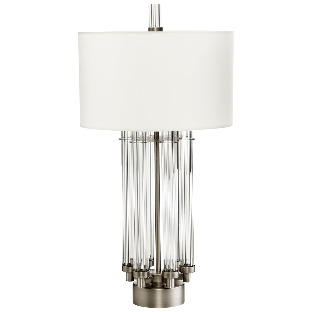 Vidro Lamp | Antique Silver | Antique Silver Table Lamp