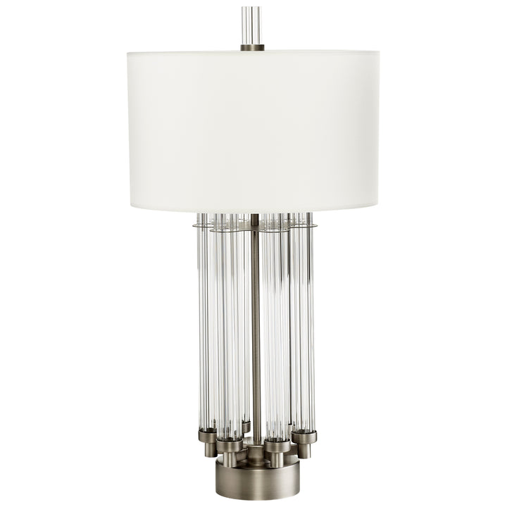 Vidro Lamp | Antique Silver | Antique Silver Table Lamp