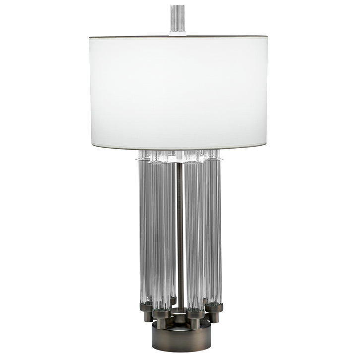 Vidro Lamp | Antique Silver | Antique Silver Table Lamp