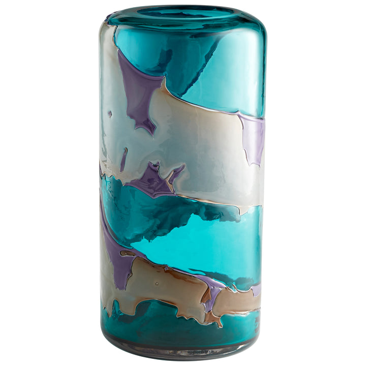 Ahoy Vase | Blue-Medium | Medium Decorative Blue Vase