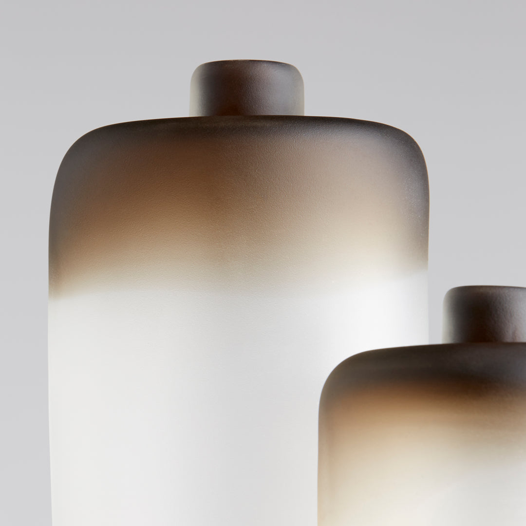 Jaxon Vase | Amber Swirl | Small Amber Vase