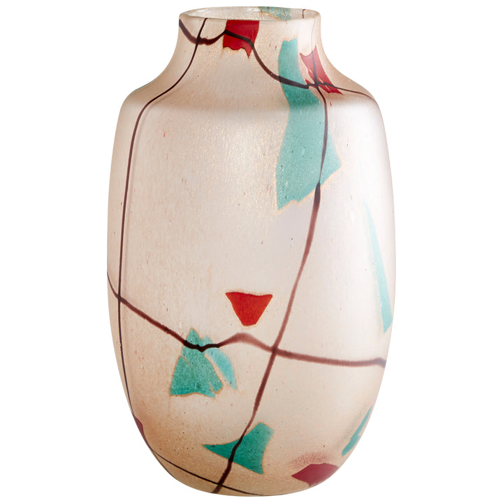 Cuzco Vase | Amber-Large | Large Amber Decorative Vase