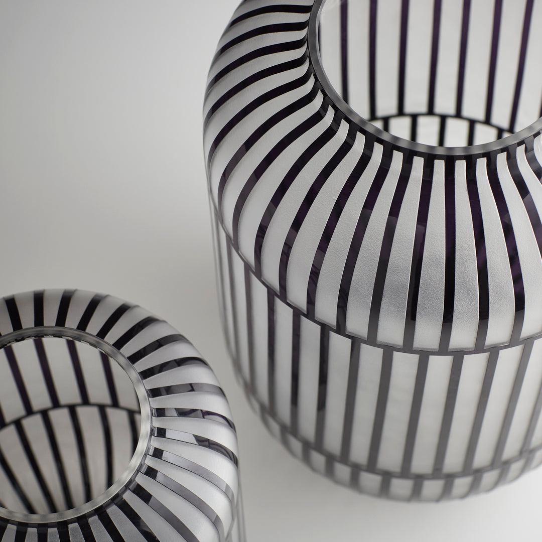 Lined Up Vase | Large Decorative Vase