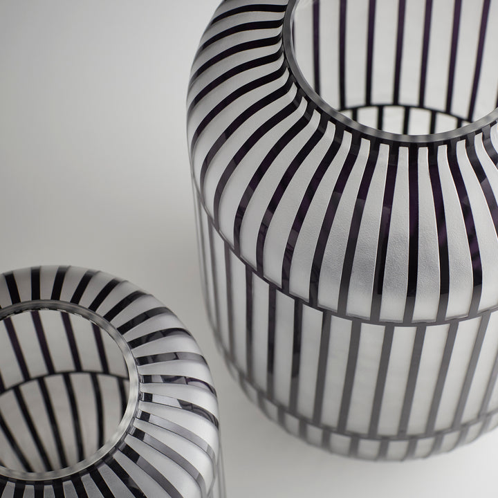 Lined Up Vase | Large Decorative Vase