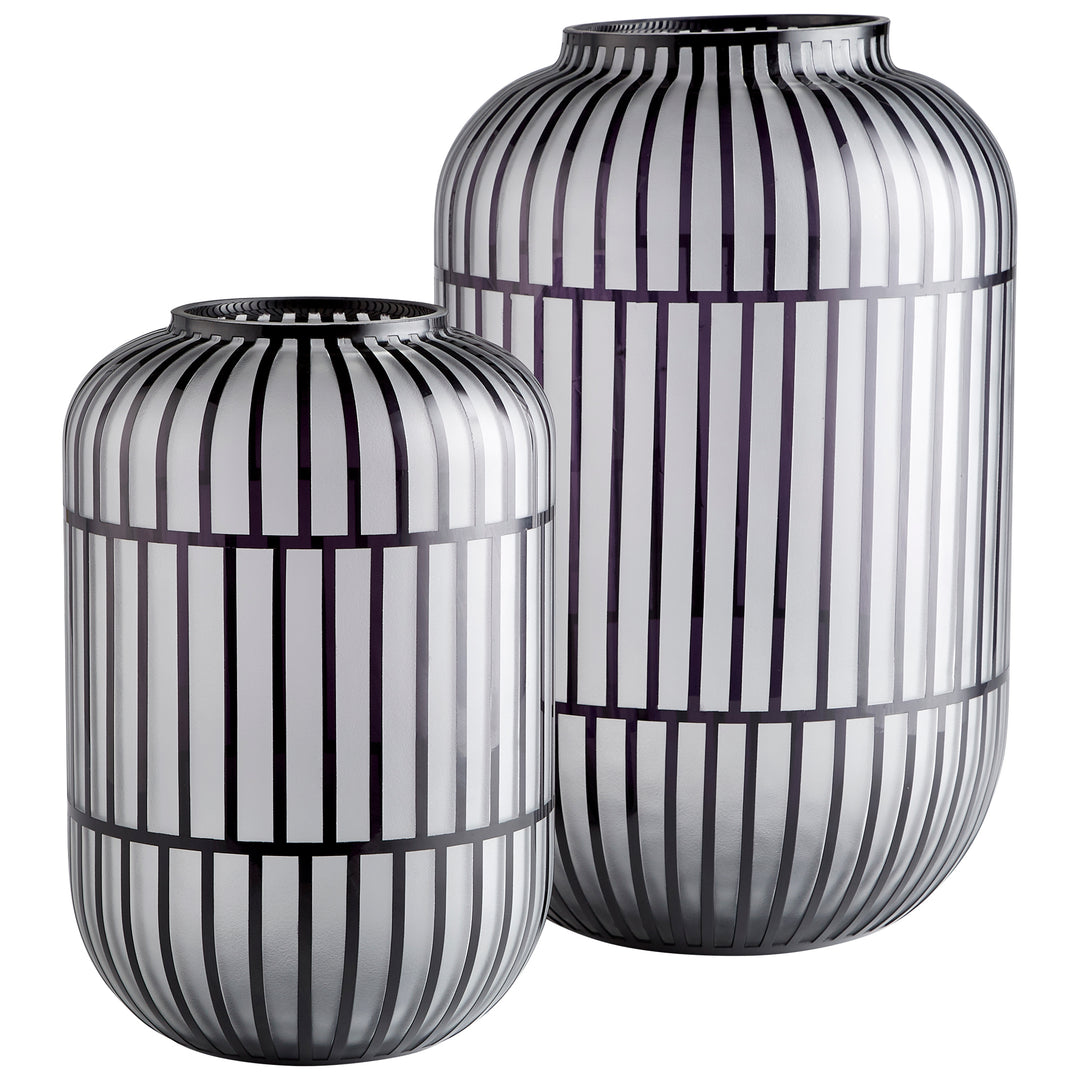 Lined Up Vase | Large Decorative Vase