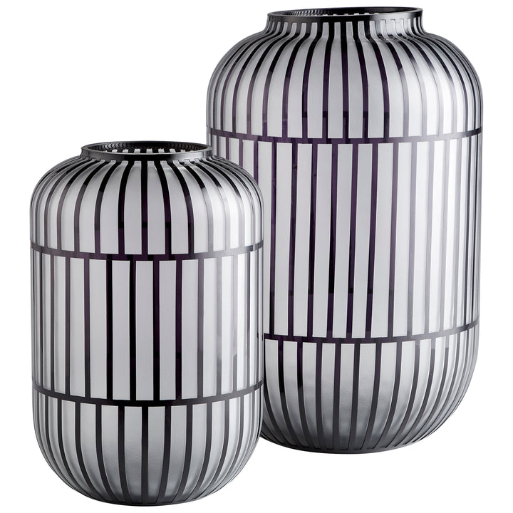 Lined Up Vase | Large Decorative Vase