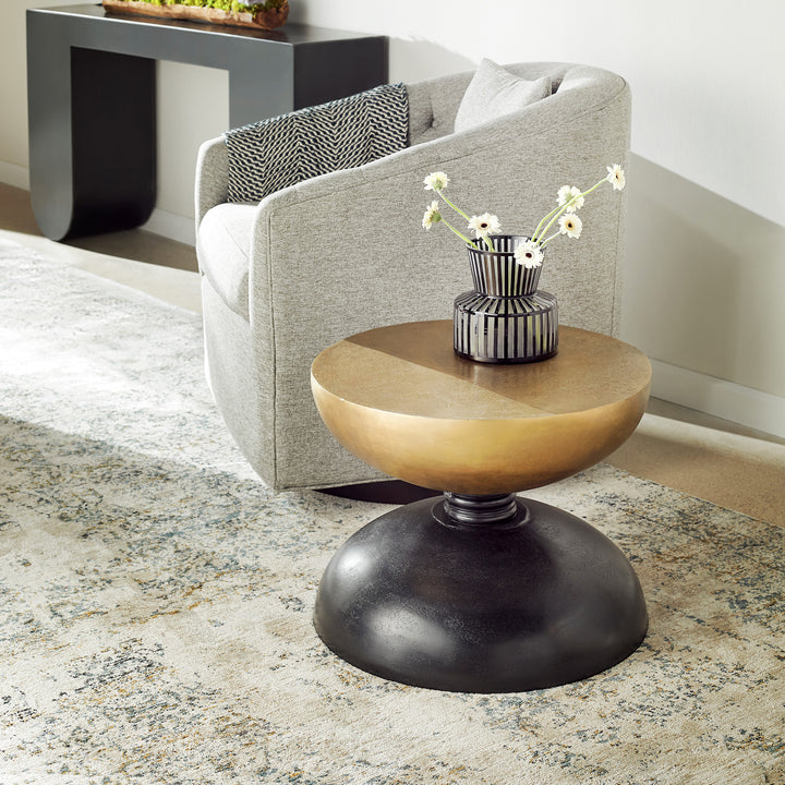 Lined Up Vase | Black-Small | Small Black Decorative Vase