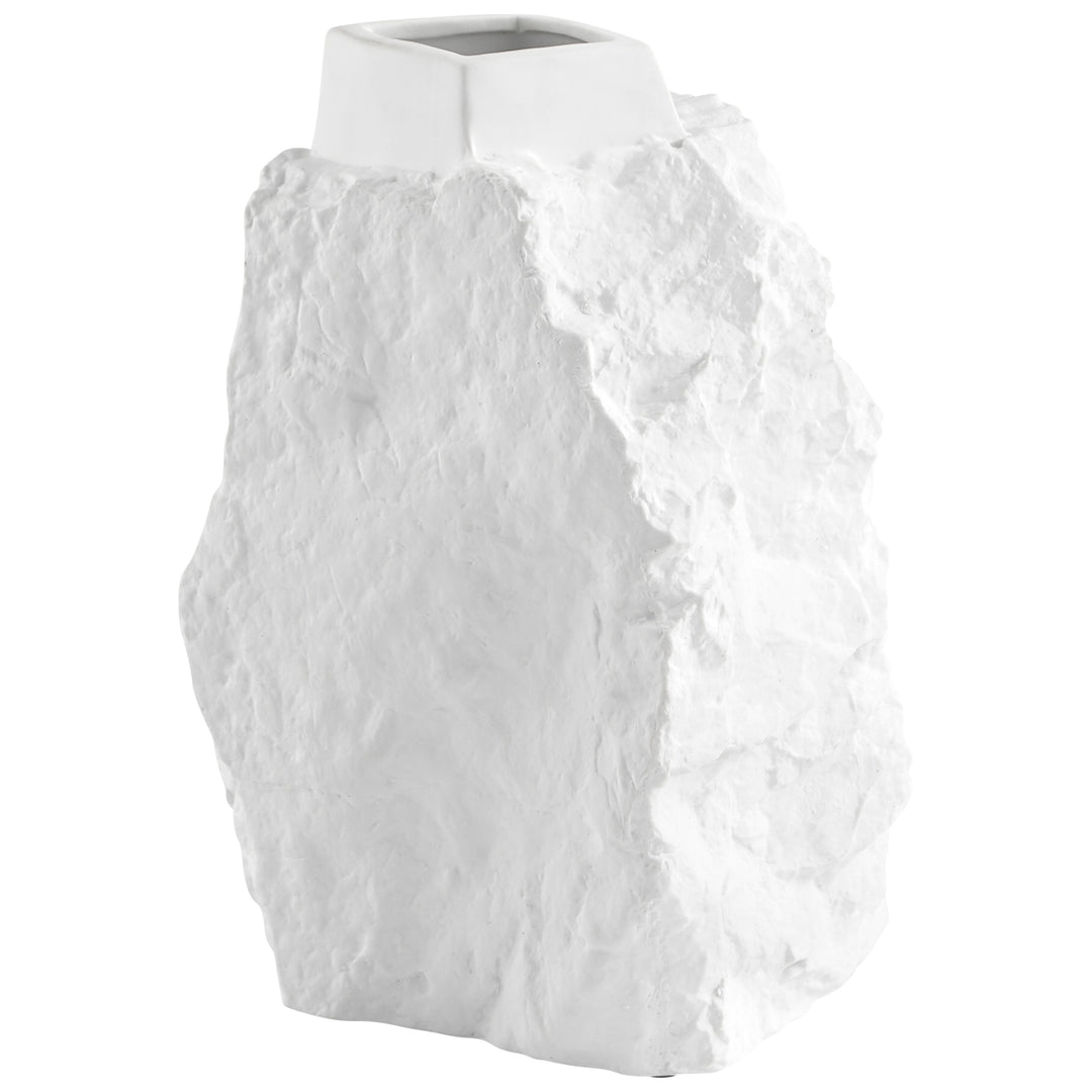 Piedra Vase | White | Decorative White Vase