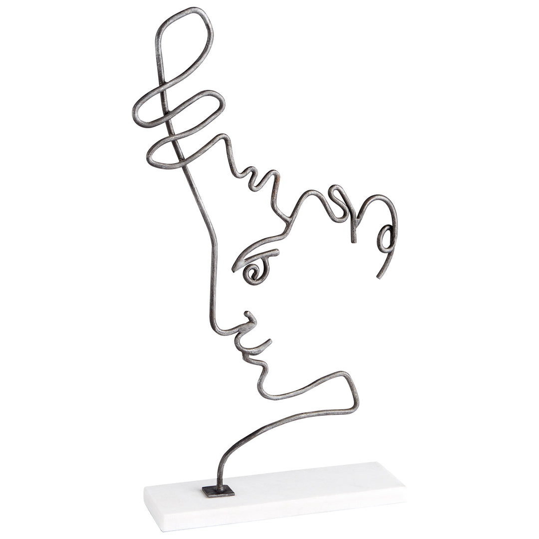 Viso Sculpture | Raw Iron | Abstract Iron Sculpture