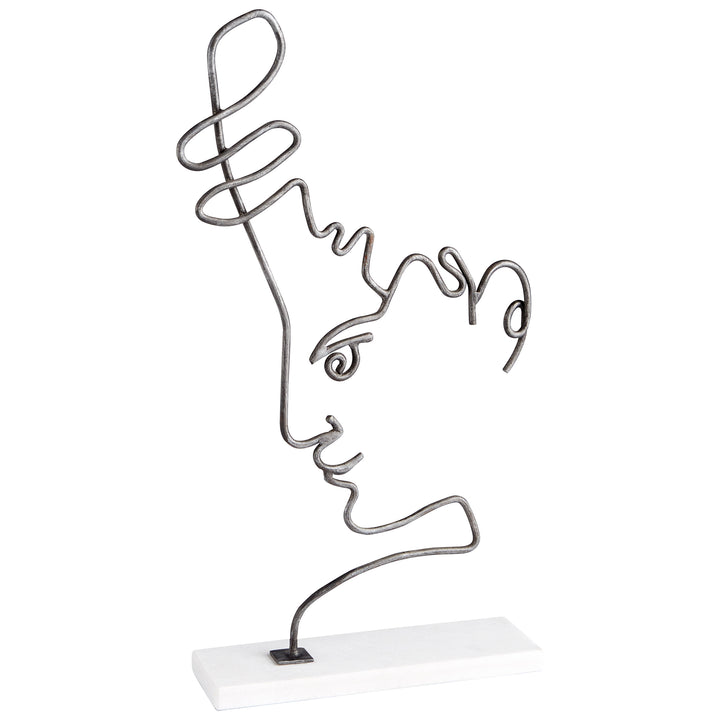 Viso Sculpture | Raw Iron | Abstract Iron Sculpture