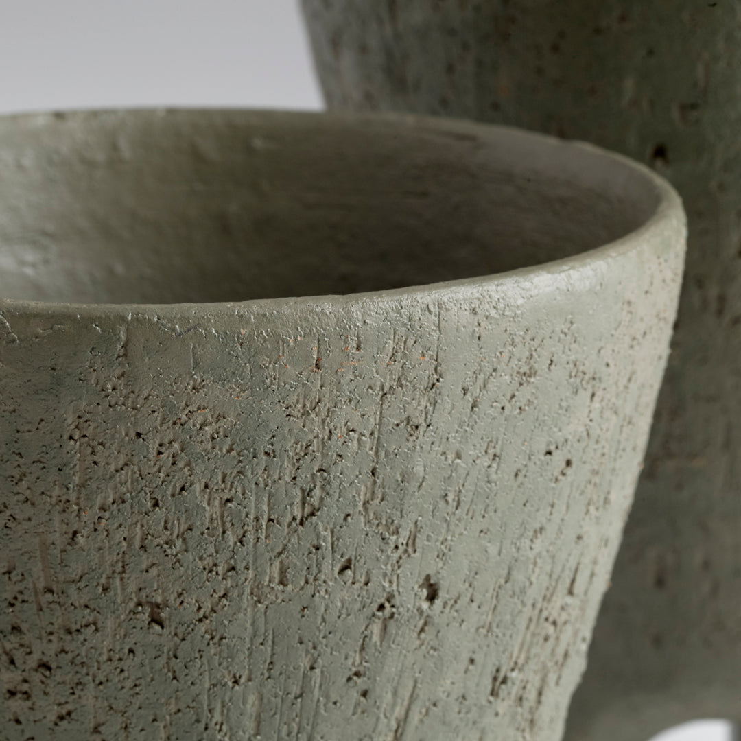 Molca Vase | Gray-Small | Small Gray Decorative Vase