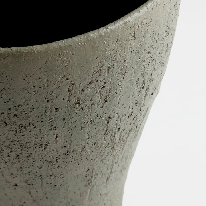 Molca Vase | Gray-Large | Large Gray Decorative Vase