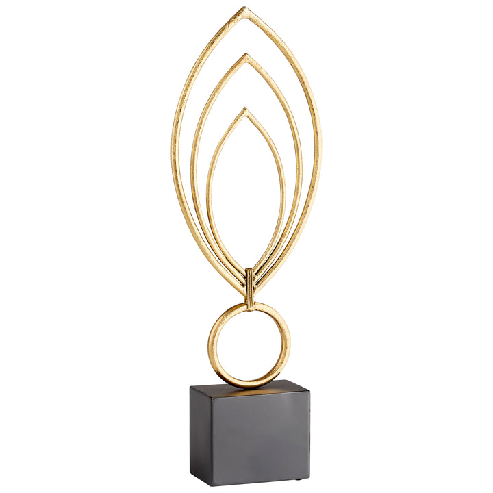 Nova Sculpture | Gold & Black | Elegant Gold & Black Sculpture