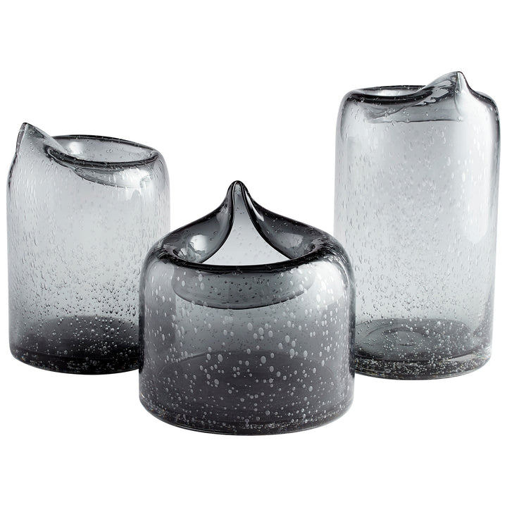 Oxtail Vase | Clear-Small | Small Clear Vase