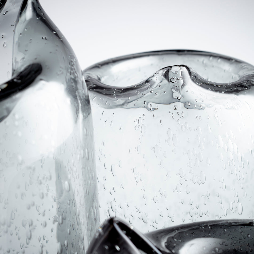 Oxtail Vase | Clear-Small | Small Clear Vase