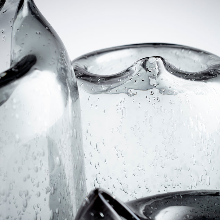 Oxtail Vase | Clear-Small | Small Clear Vase