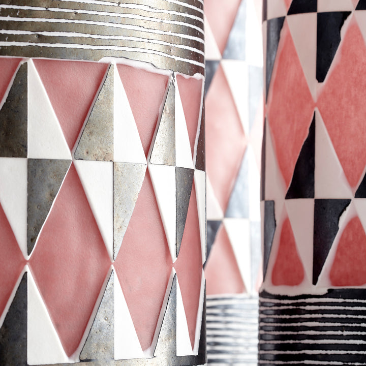 Mesa Vase | Black & White | Medium Black & White Vase