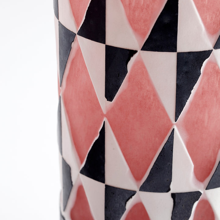 Mesa Vase | Black & White | Large Black & White Vase