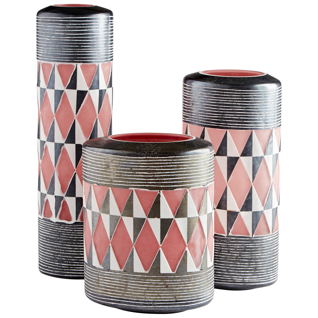 Mesa Vase | Black & White | Large Black & White Vase