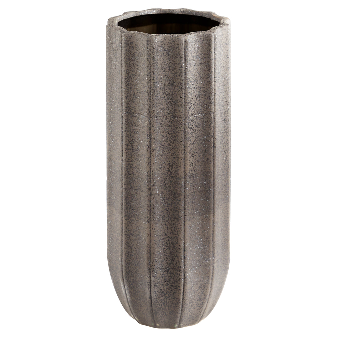 Brutalist Vase | Grey-Large | Decorative Modern Vase