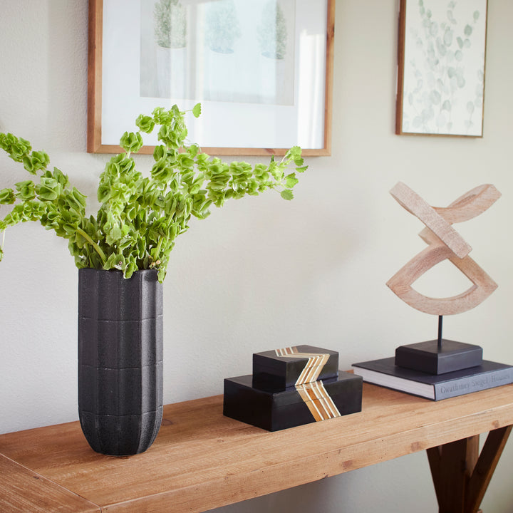 Brutalist Vase | Grey-Large | Decorative Modern Vase