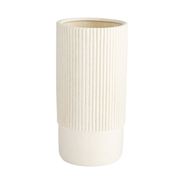 Harmonica Vase | White | Large White Ceramic Vase