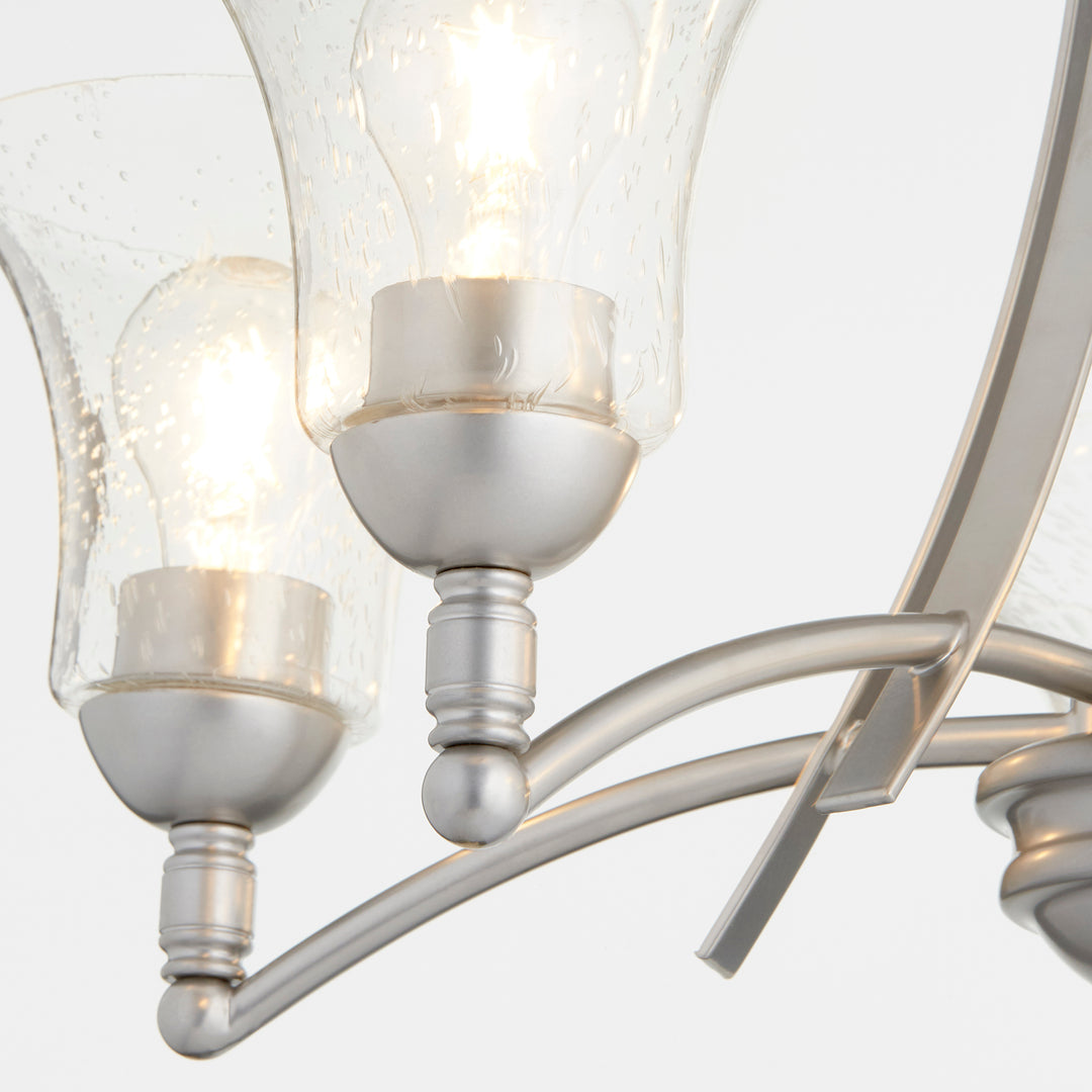 Aspen - Lámpara de araña de transición clásica de níquel (5 luces)