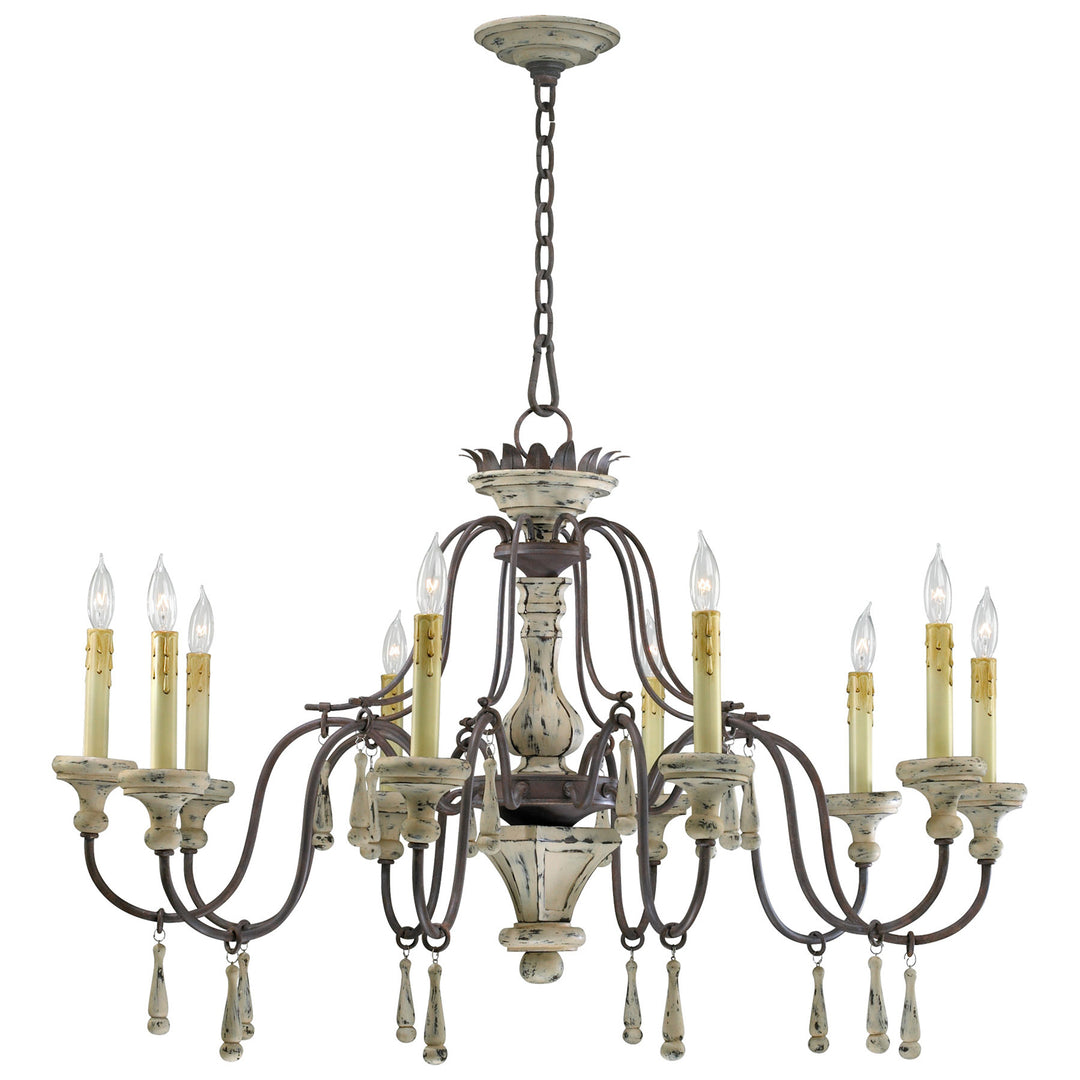 PROVENCE 10 Light Chandelier | Carriage House | Large Chandelier Light