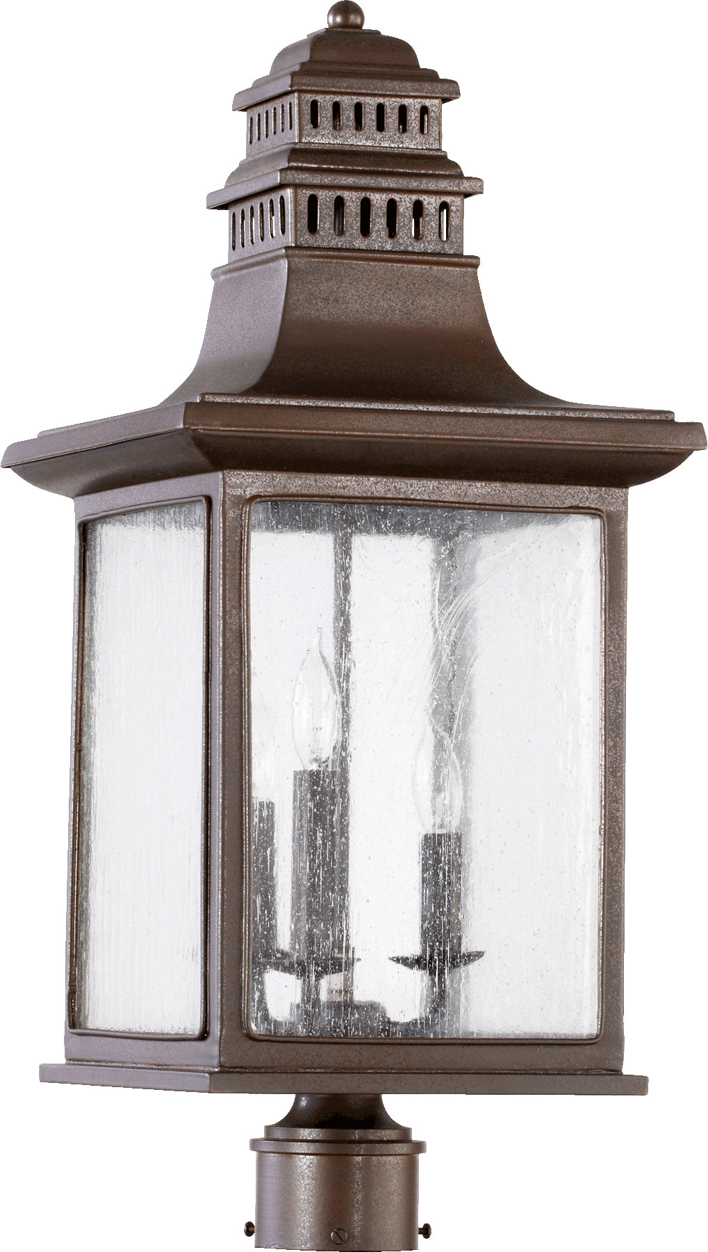 Magnolia Oiled Bronze Traditional Outdoor Post Light