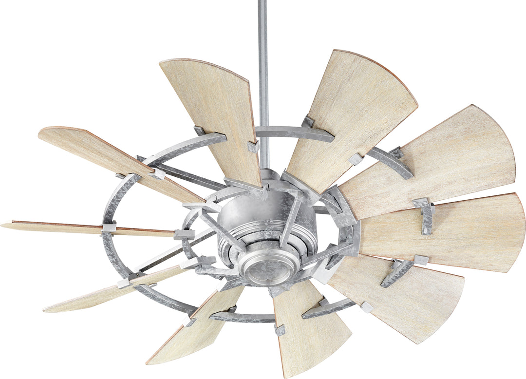 Windmill 44-in 10 Blade Galvanized Modern Farmhouse Ceiling Fan