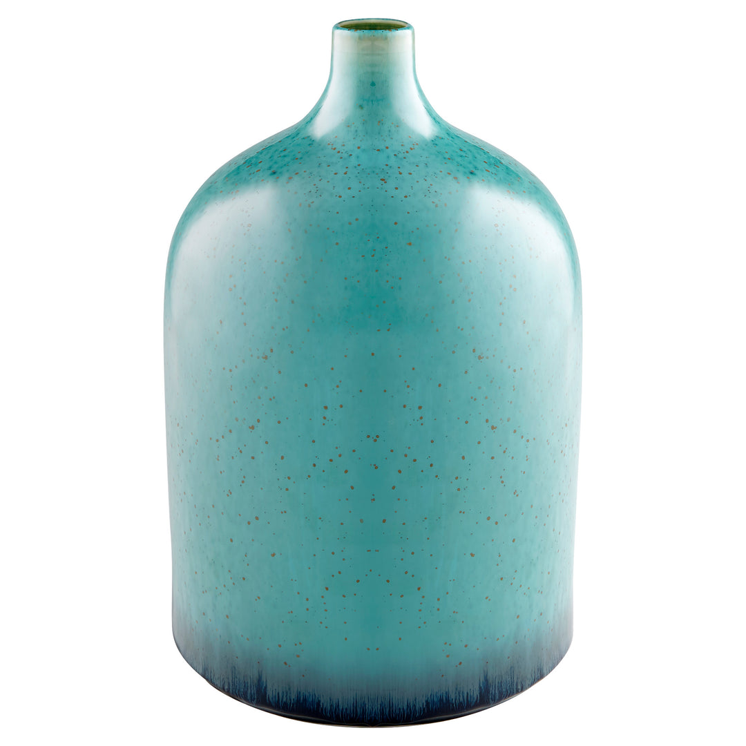 Vase brillant natif | Glaçage Turquoise - Petit