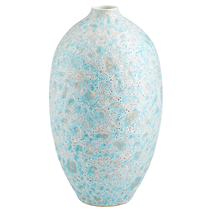 Vase Sumba | Bleu pâle tacheté - Petit