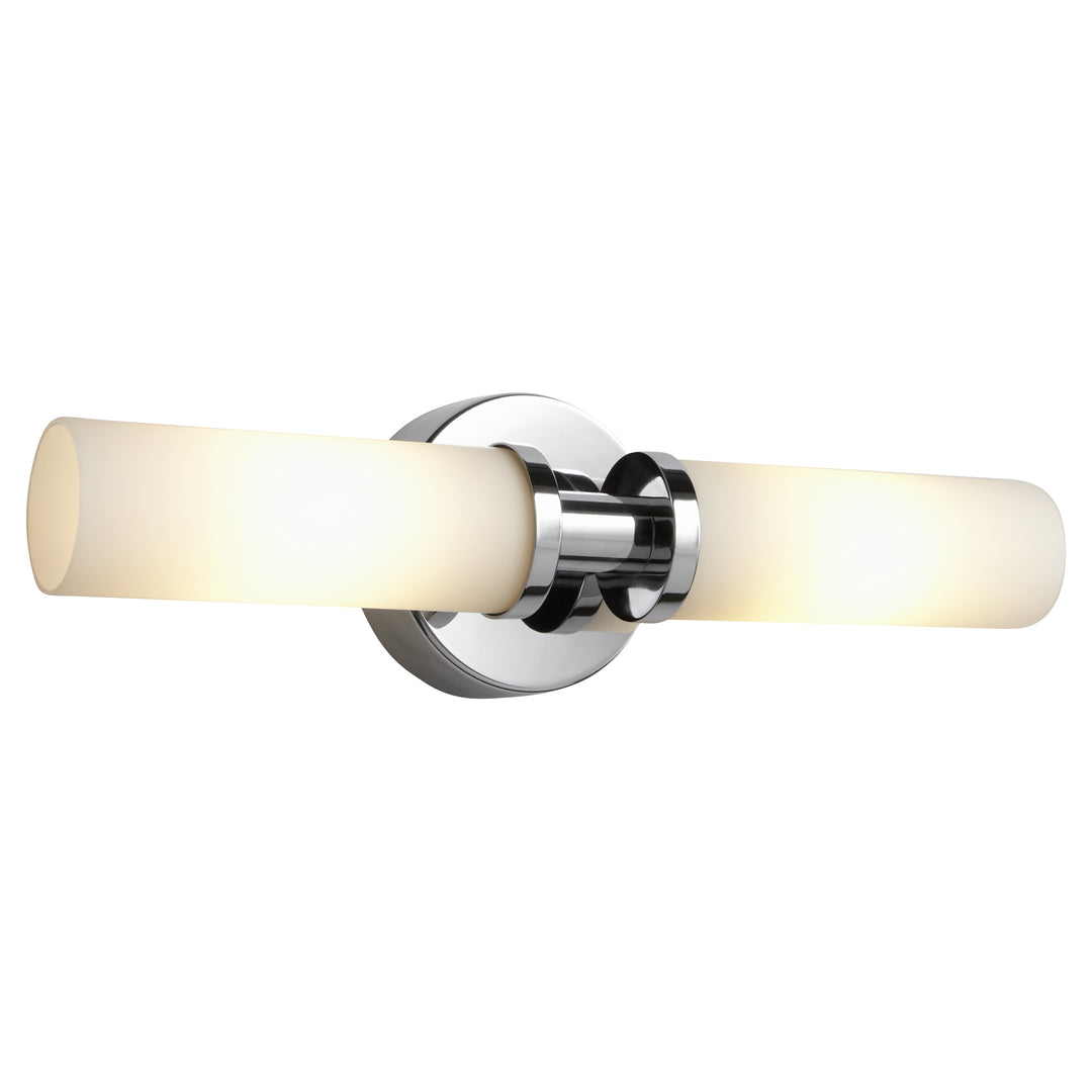 Tocador UV PEBBLE de 2 luces - Cromo pulido