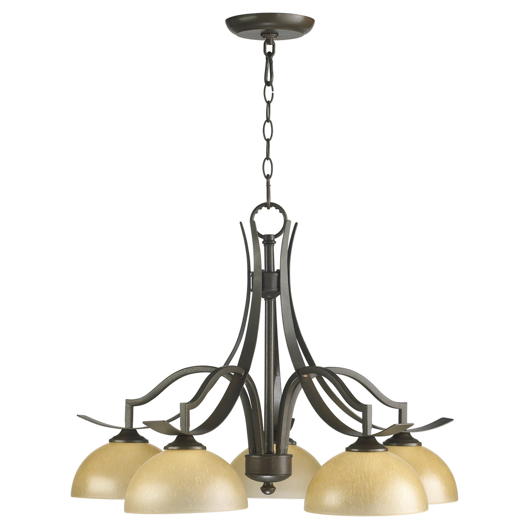 ATWOOD 5 Light Chandelier  - Oiled Bronze