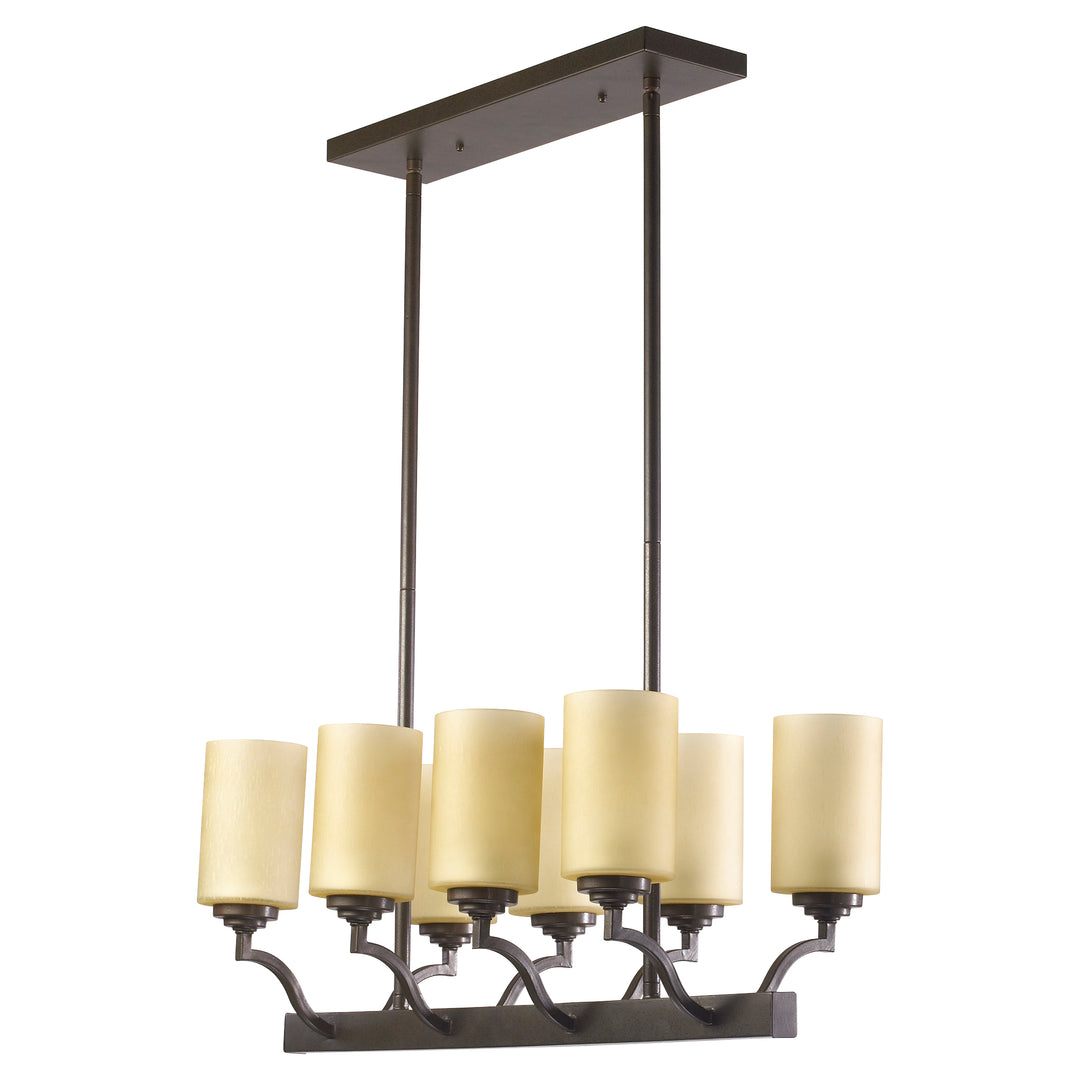 ATWOOD 8 Light Chandelier  - Oiled Bronze